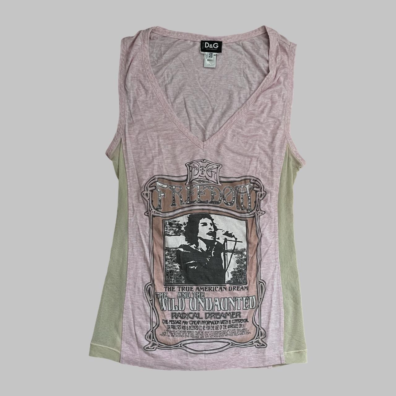 Dolce & Gabbana pink tank top.
