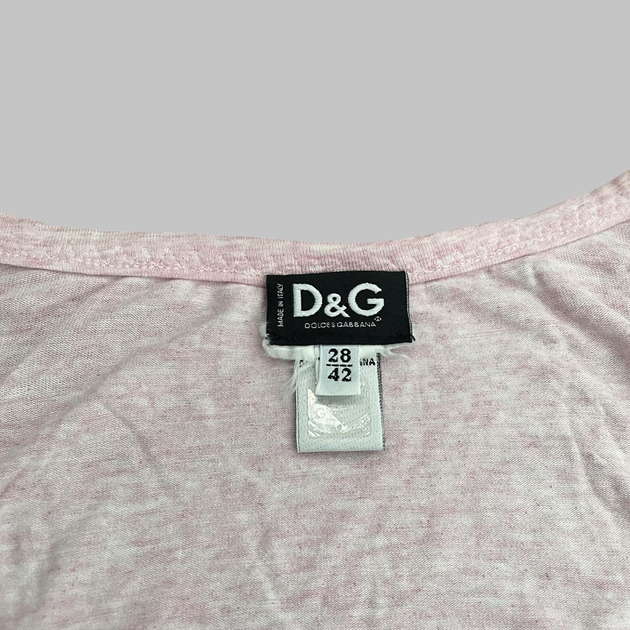 Dolce & Gabbana pink tank top.