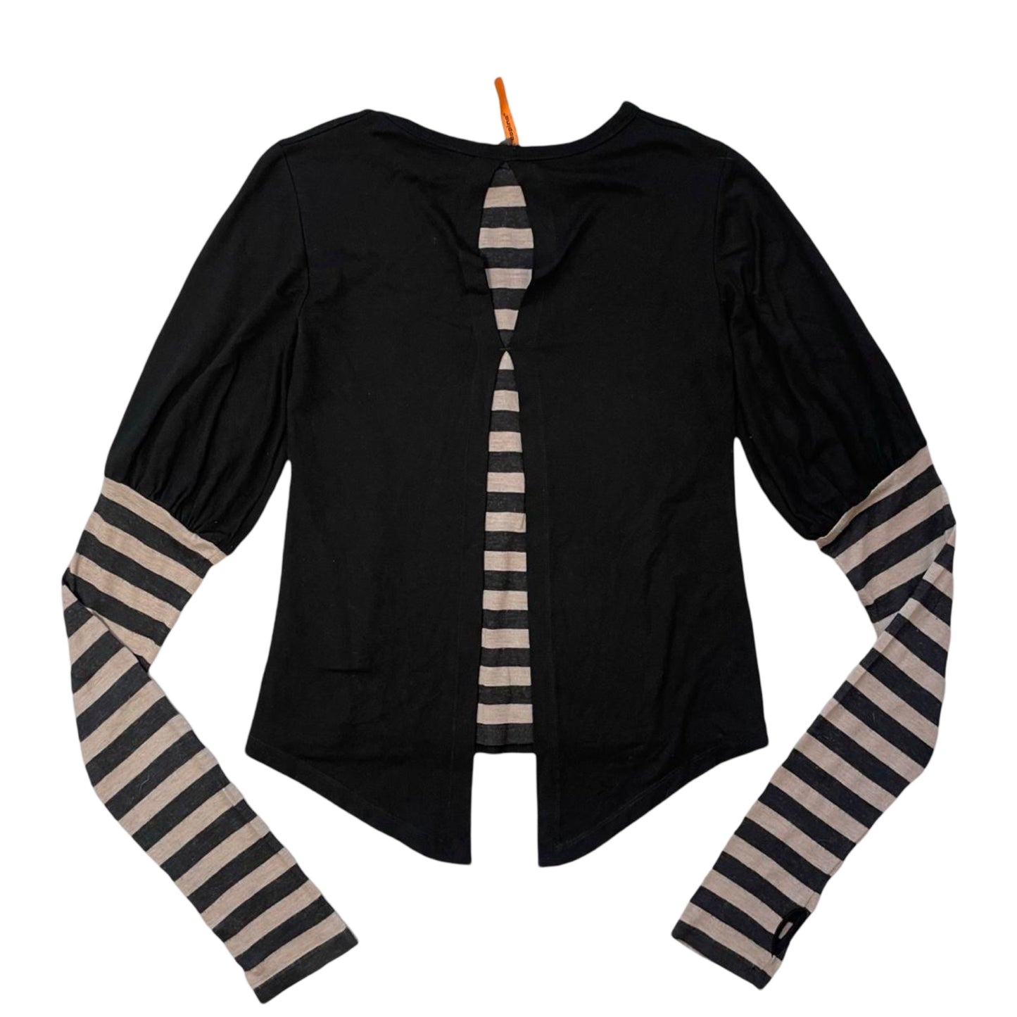 Cop copine réversible black and beige top.