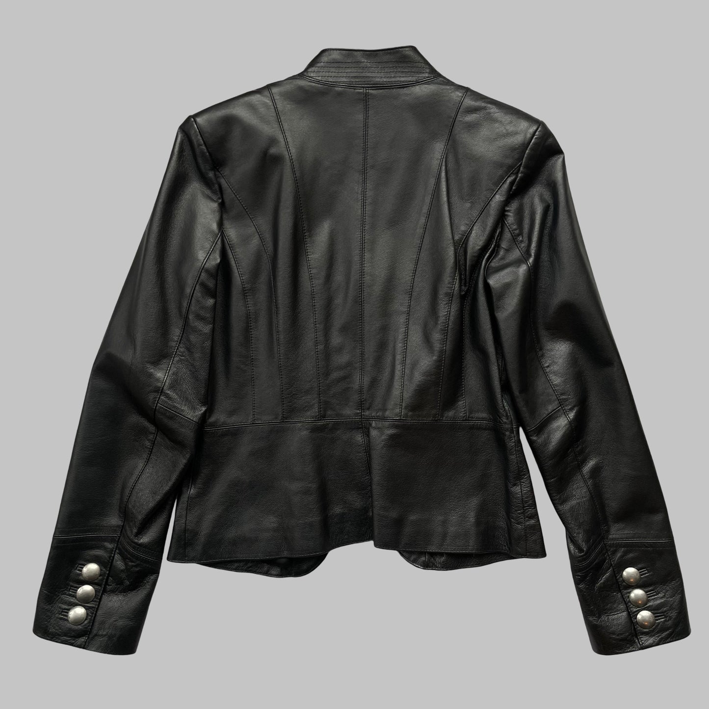 Officer leather jacket.