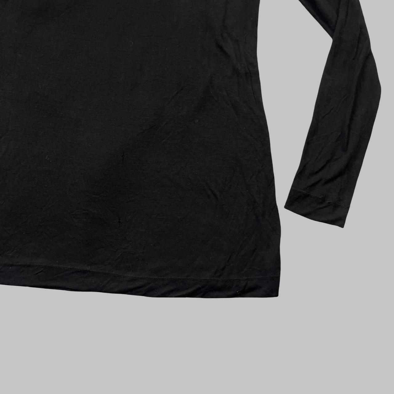 Miss Sixty Black Long Sleeve Sequin Lip Top.