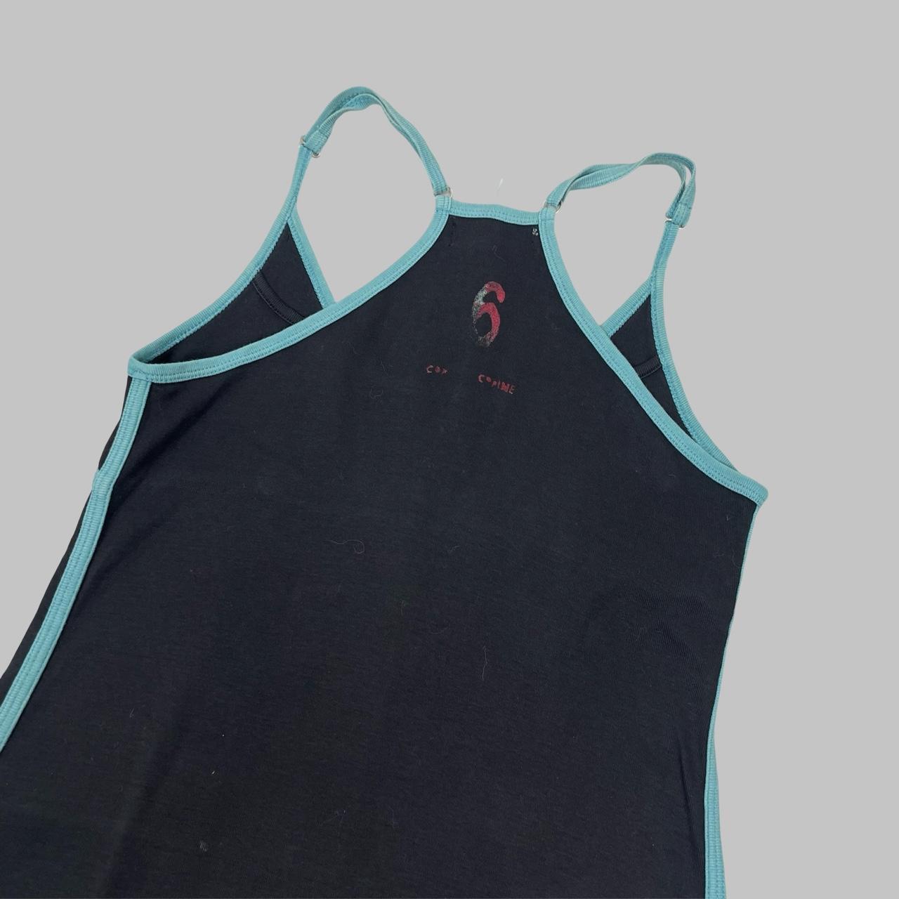 Cop copine black and blue cotton dress.
