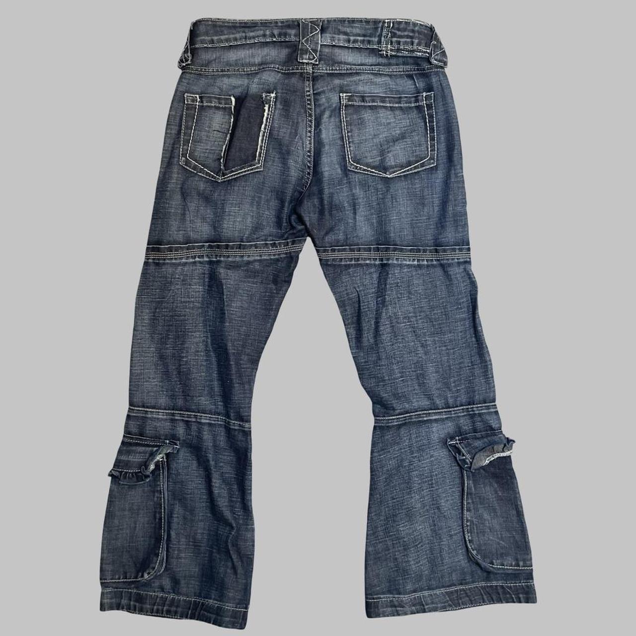 Marithé François Girbaud denim jeans capri pants.