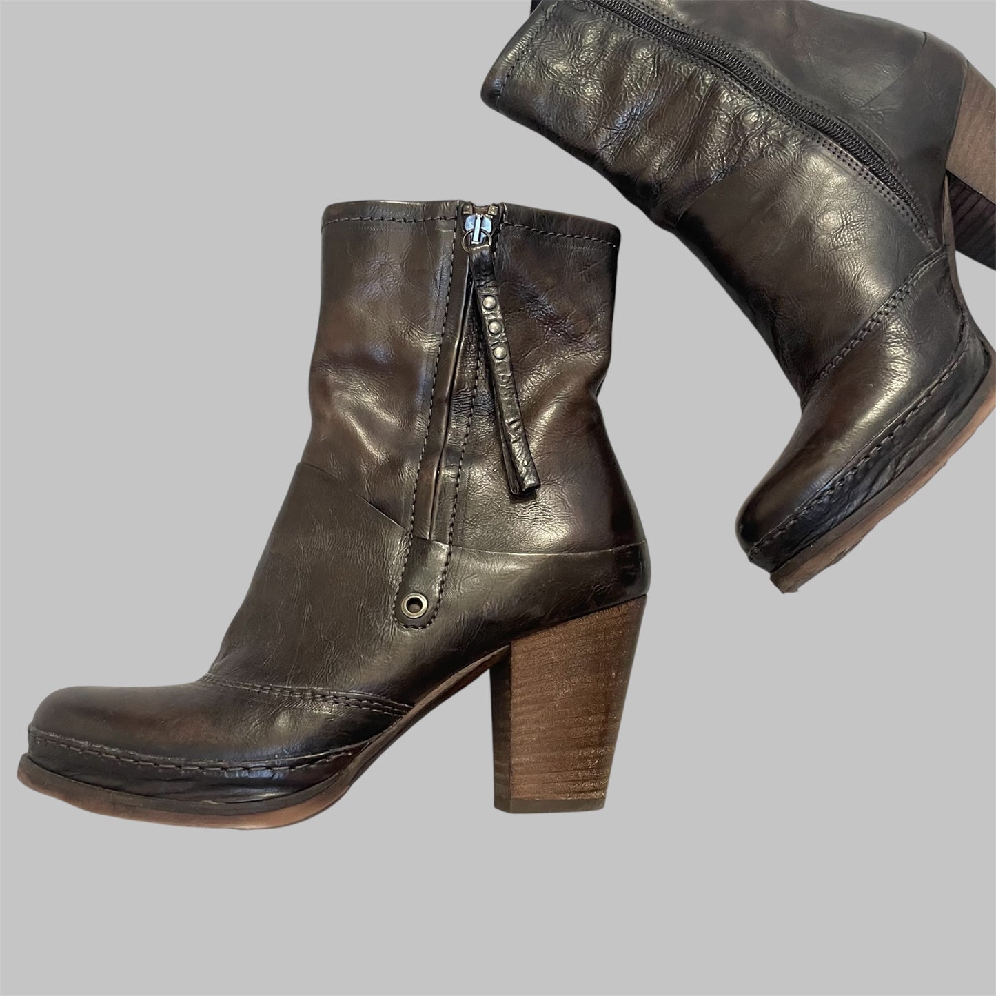 A.S.98 Airstep leather ankle boots.