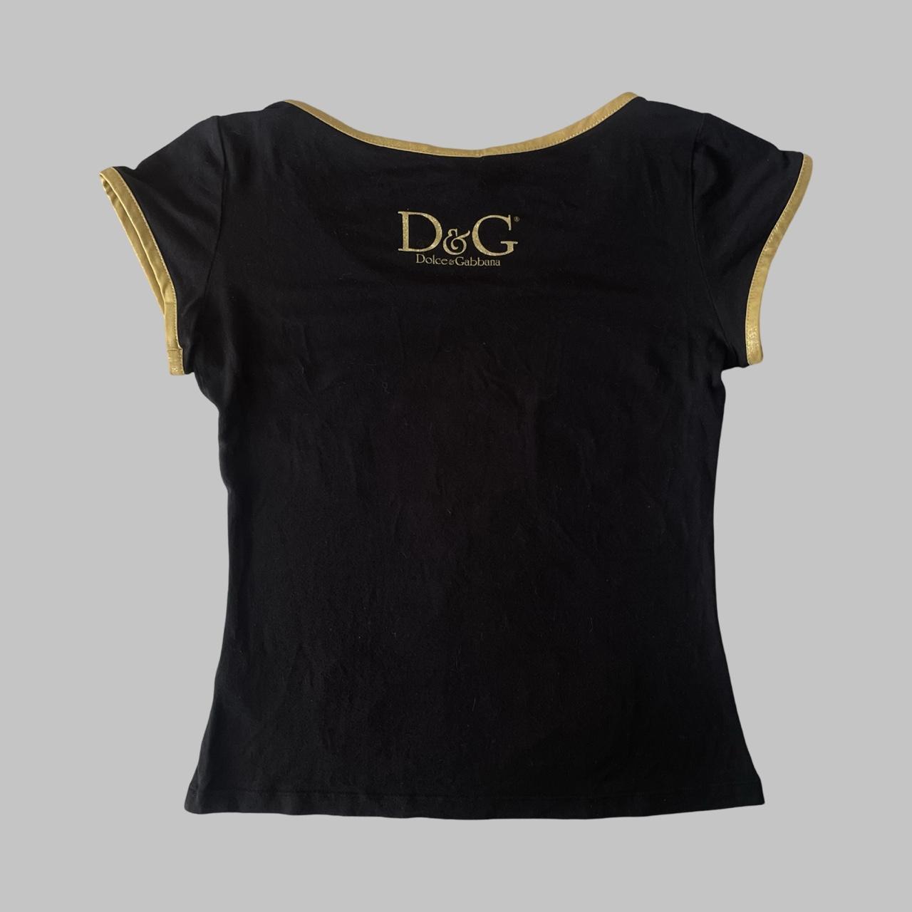 Dolce & Gabbana black and gold top.