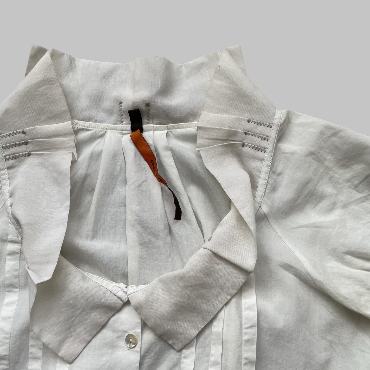 Cop copine short sleeve white blouse.