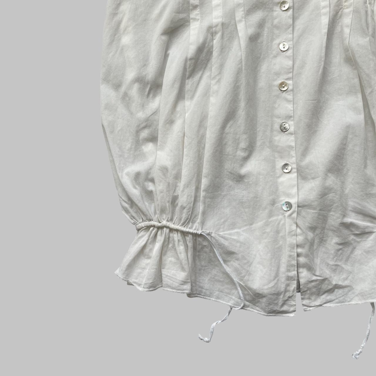 Cop copine short sleeve white blouse.