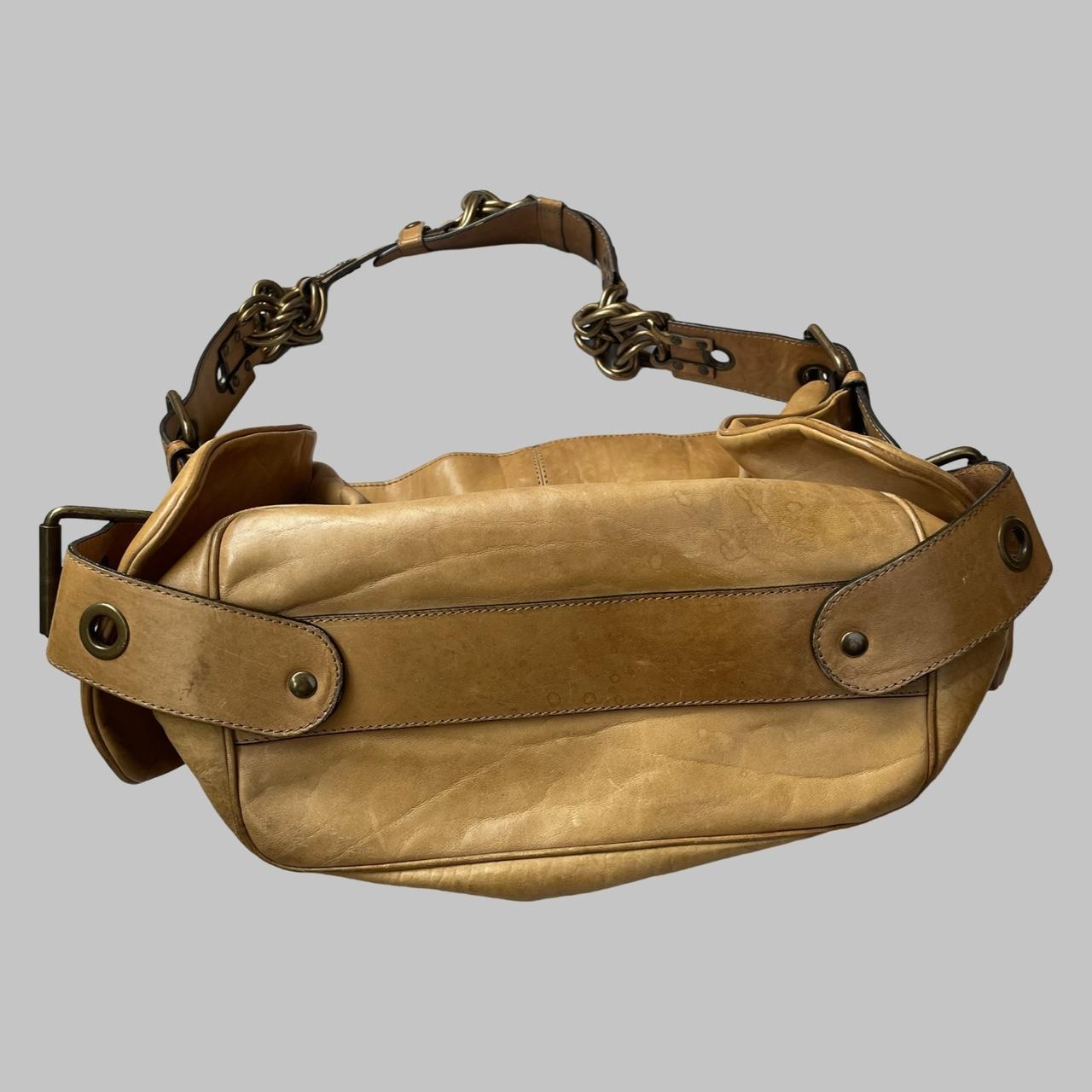 Chloé 2004 Phoebe Philo leather bag with chain strap.