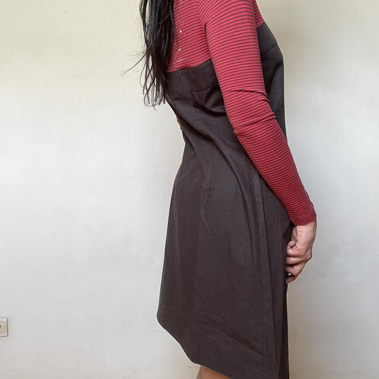 SOLD - Cop Copine red long-sleeve dress.
