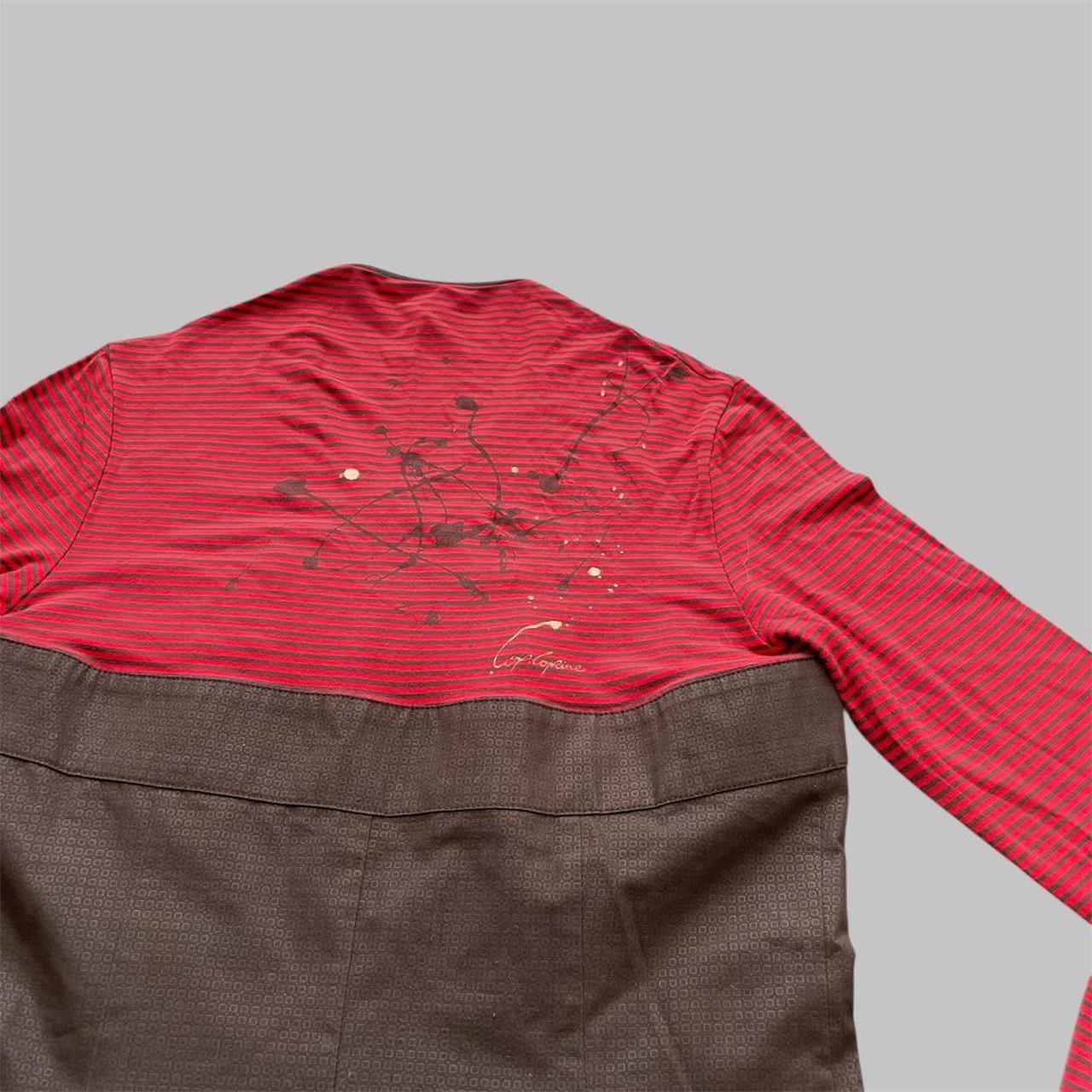 Cop Copine red long-sleeve dress.