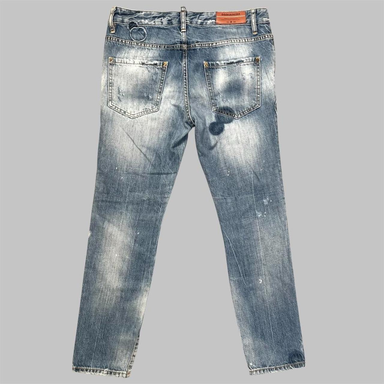 Dsquared2 distressed patchwork jeans.