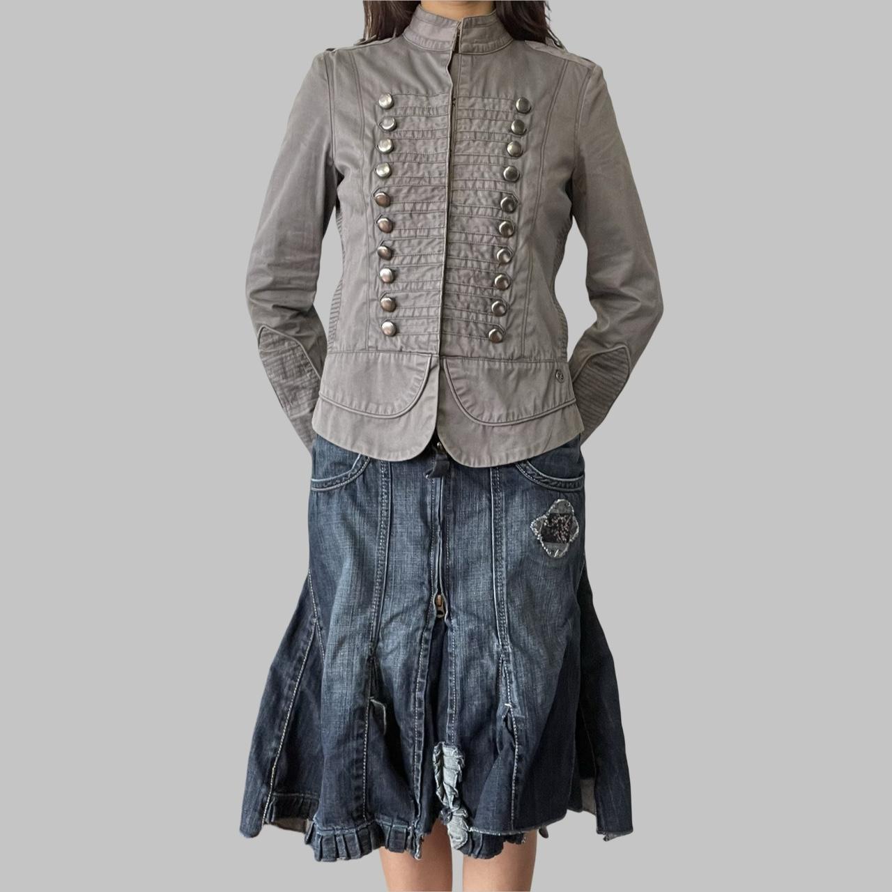 Marithe Francois Girbaud denim skirt.
