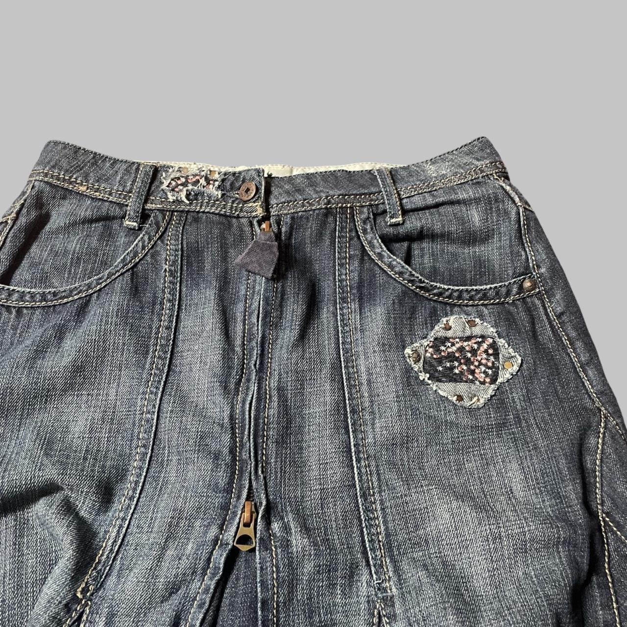Marithe Francois Girbaud denim skirt.