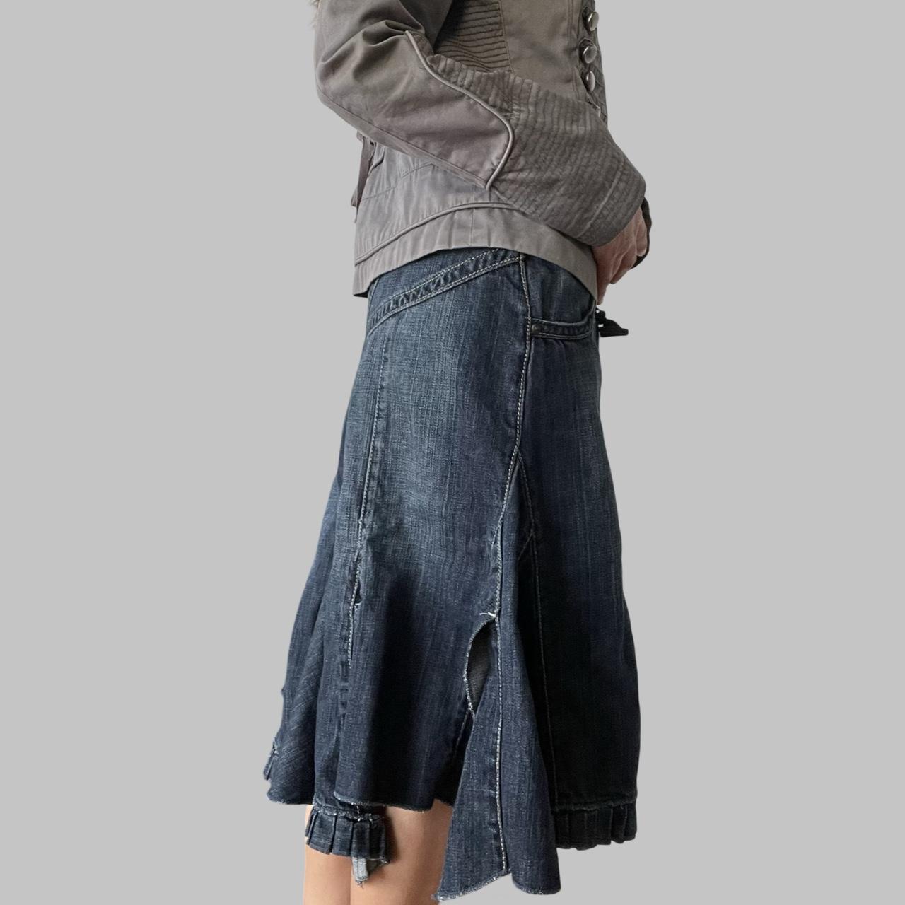 Marithe Francois Girbaud denim skirt.