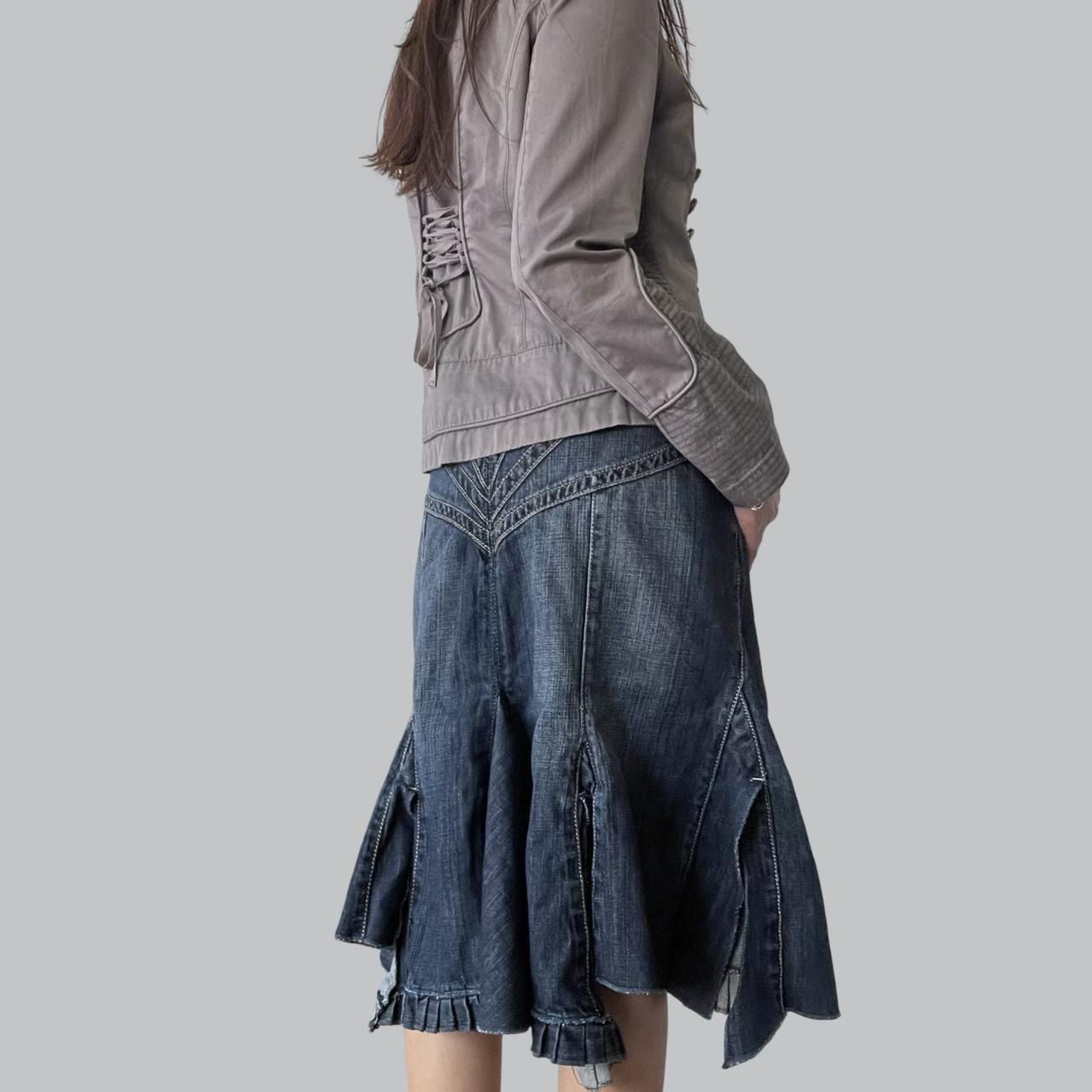 Marithe Francois Girbaud denim skirt.