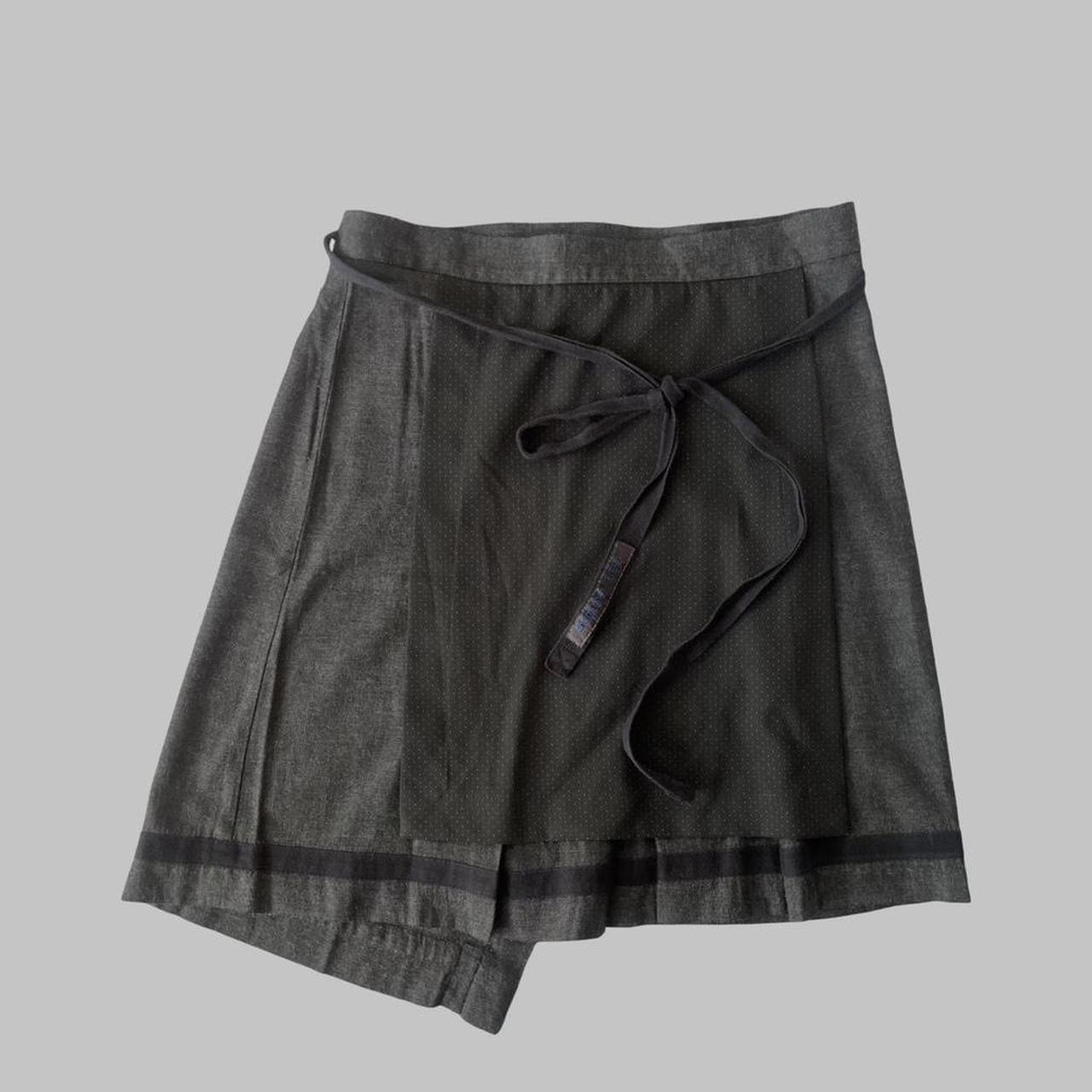 Cop copine wraparound midi skirt.