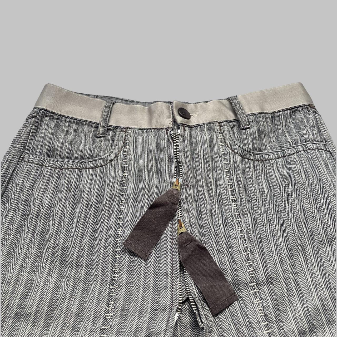 Marithe Francois Girbaud asymmetrical midi skirt.