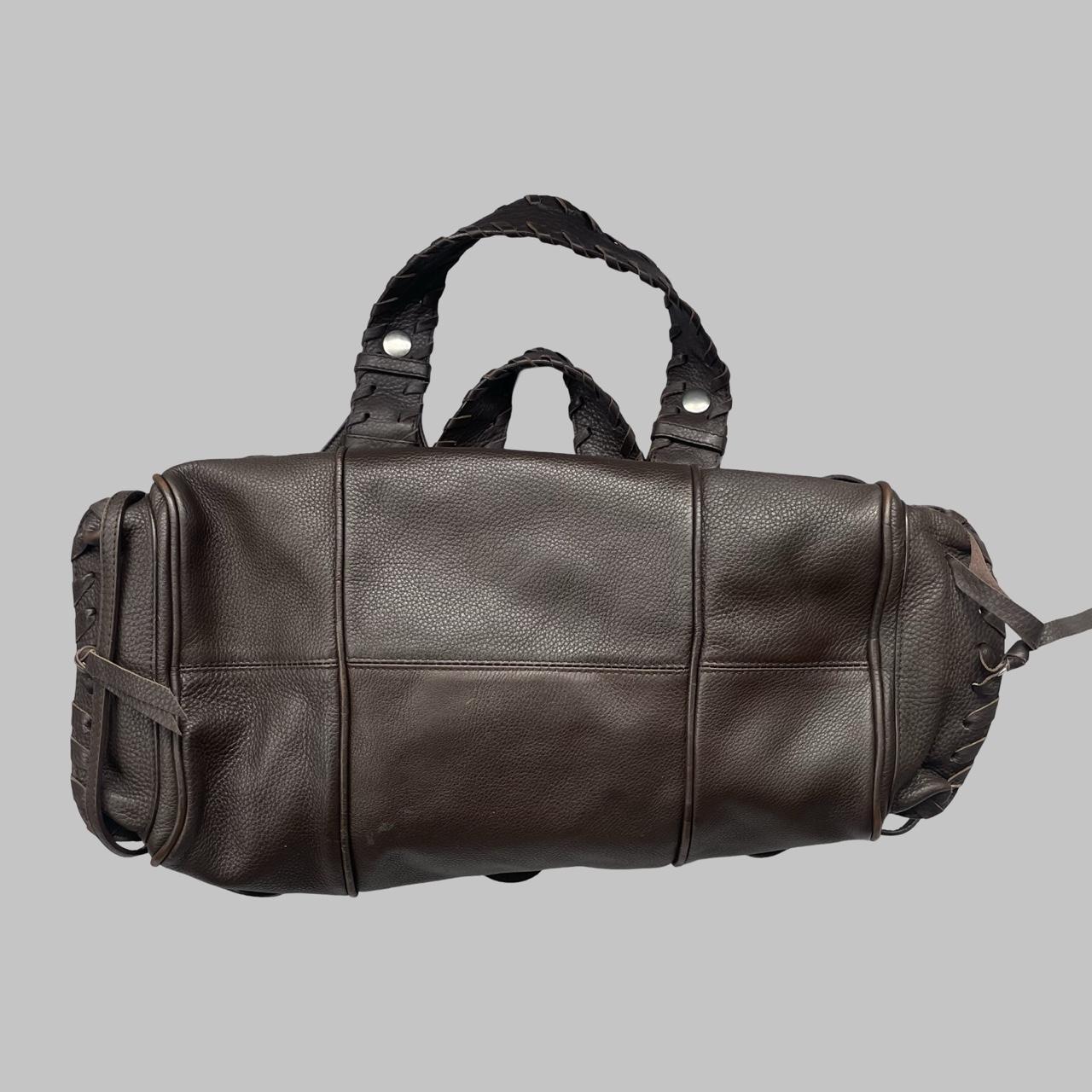 Chloé Brown Silverado leather bag F04.