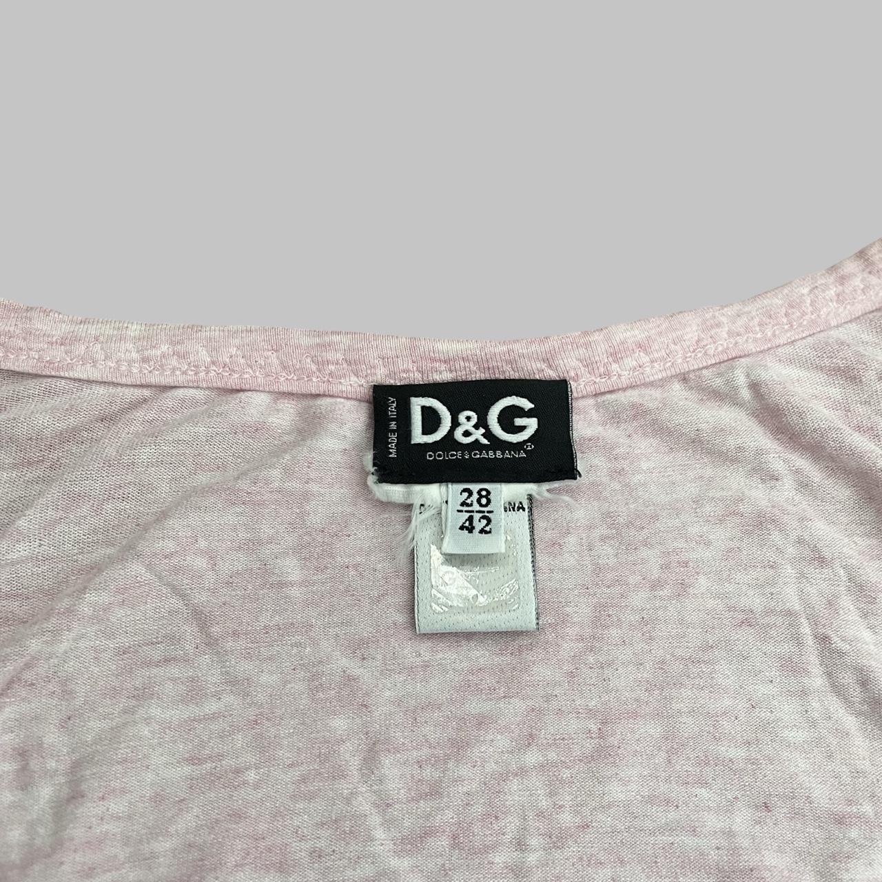 Dolce & Gabbana pink tank top