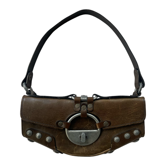 Diesel Rubens / Medieval brown leather bag.