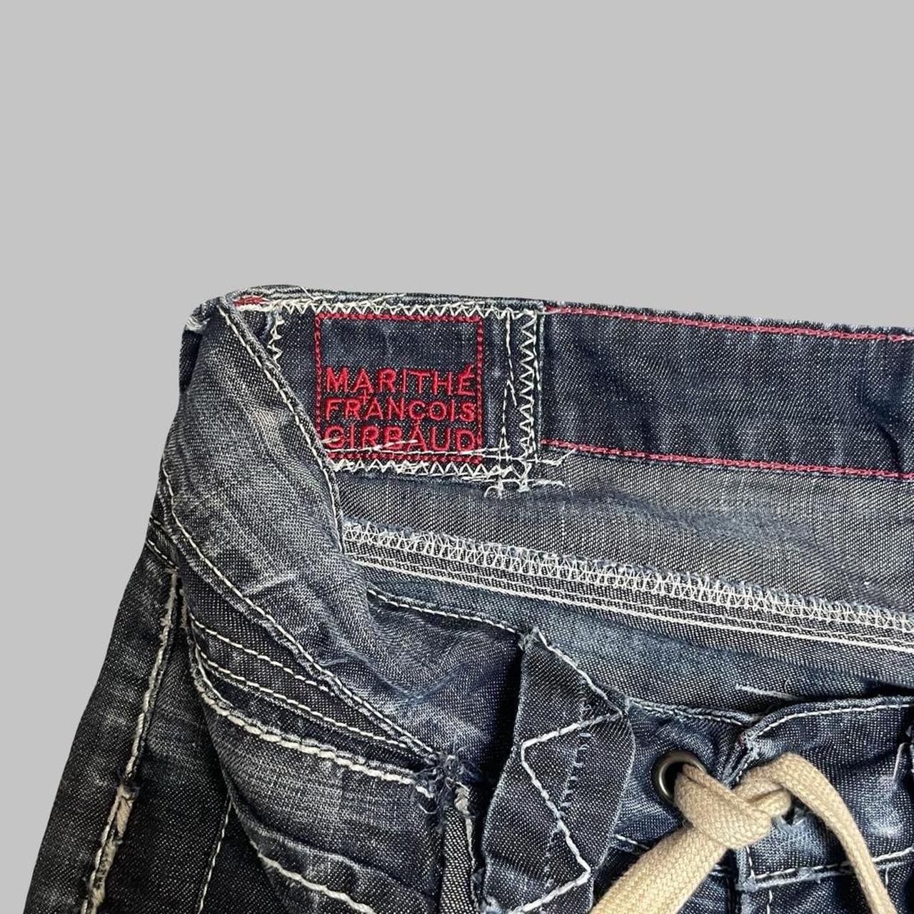 Marithé François Girbaud denim jeans capri pants.