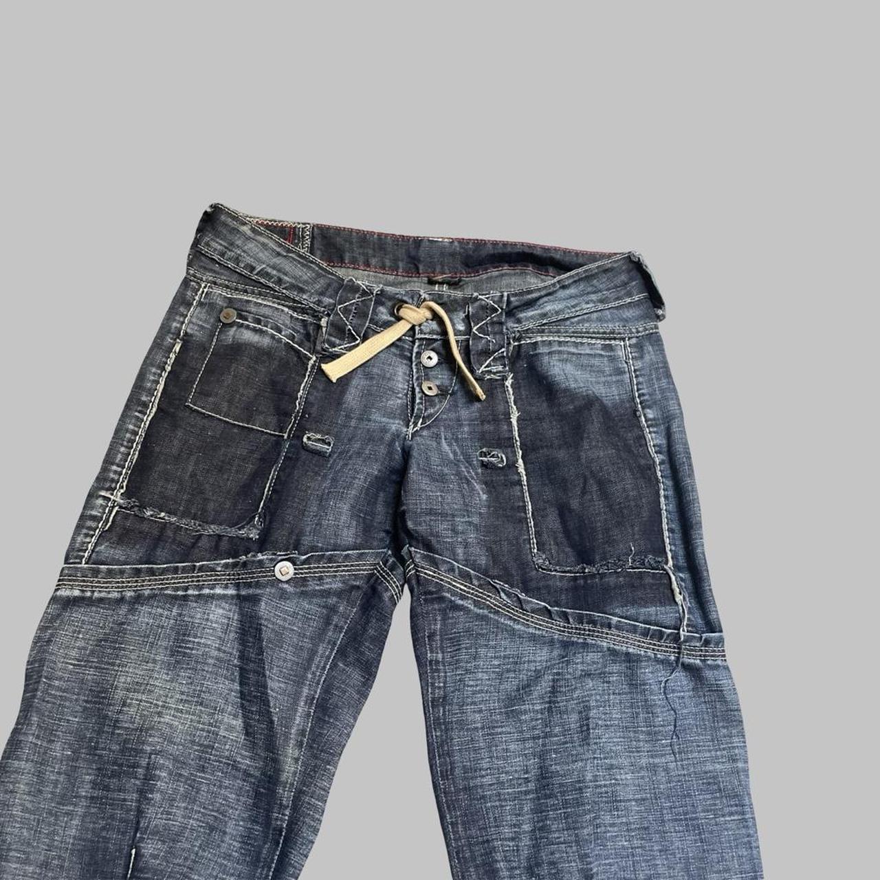 Marithé François Girbaud denim jeans capri pants.
