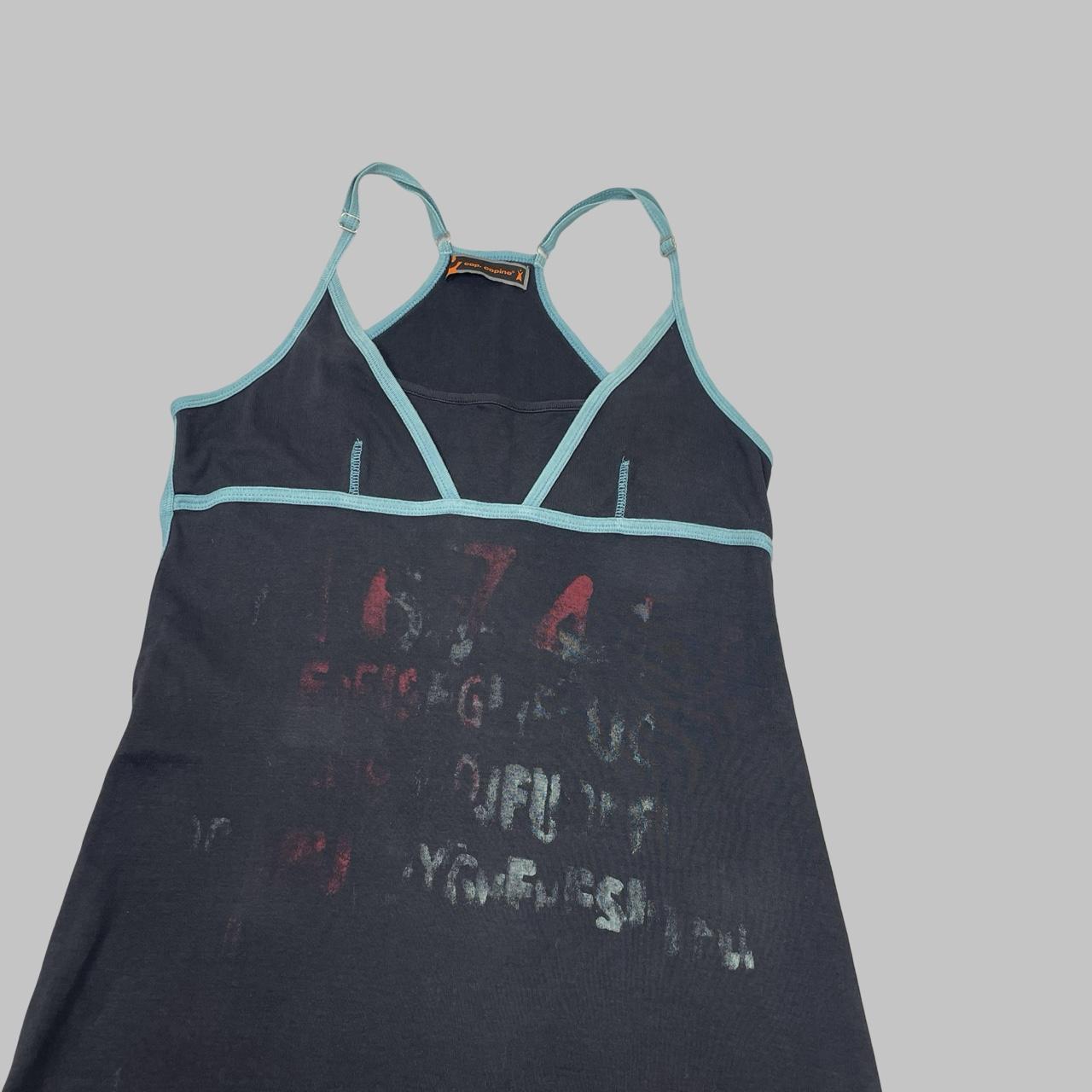 Cop copine black and blue cotton dress.