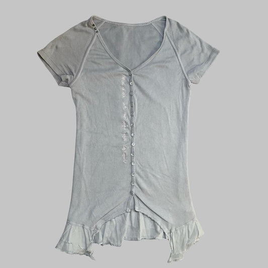 Cop Copine light grey tunic top.