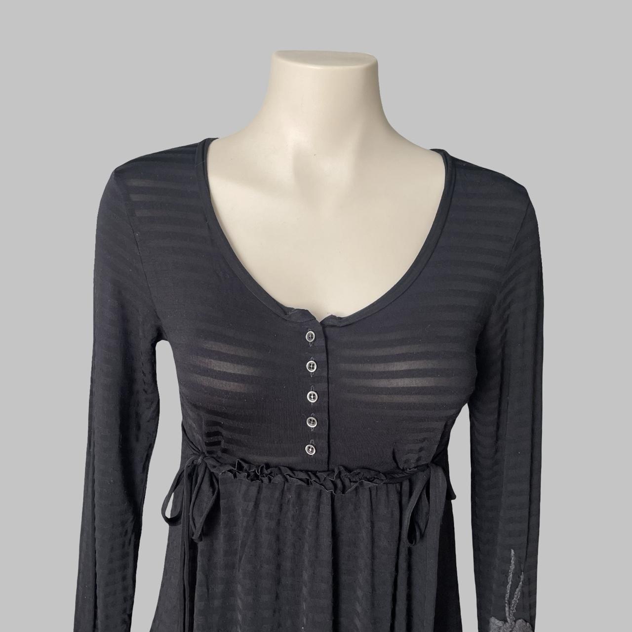 Cop Copine black draped dress