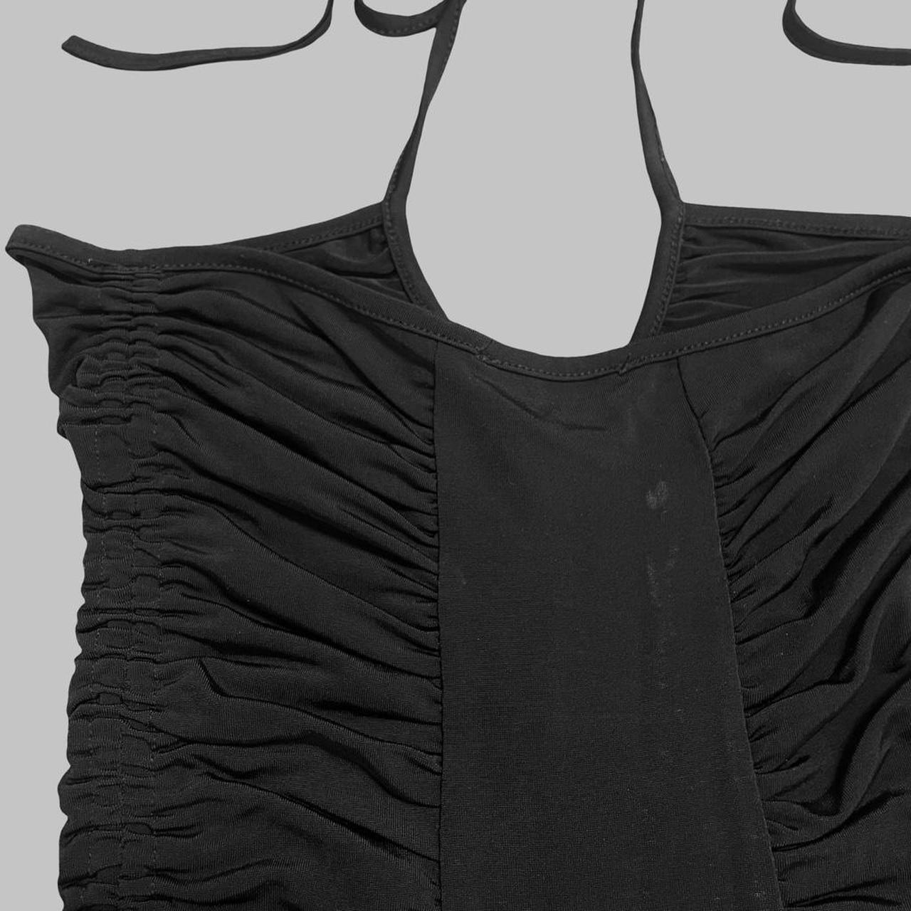 Italian ruched halter top