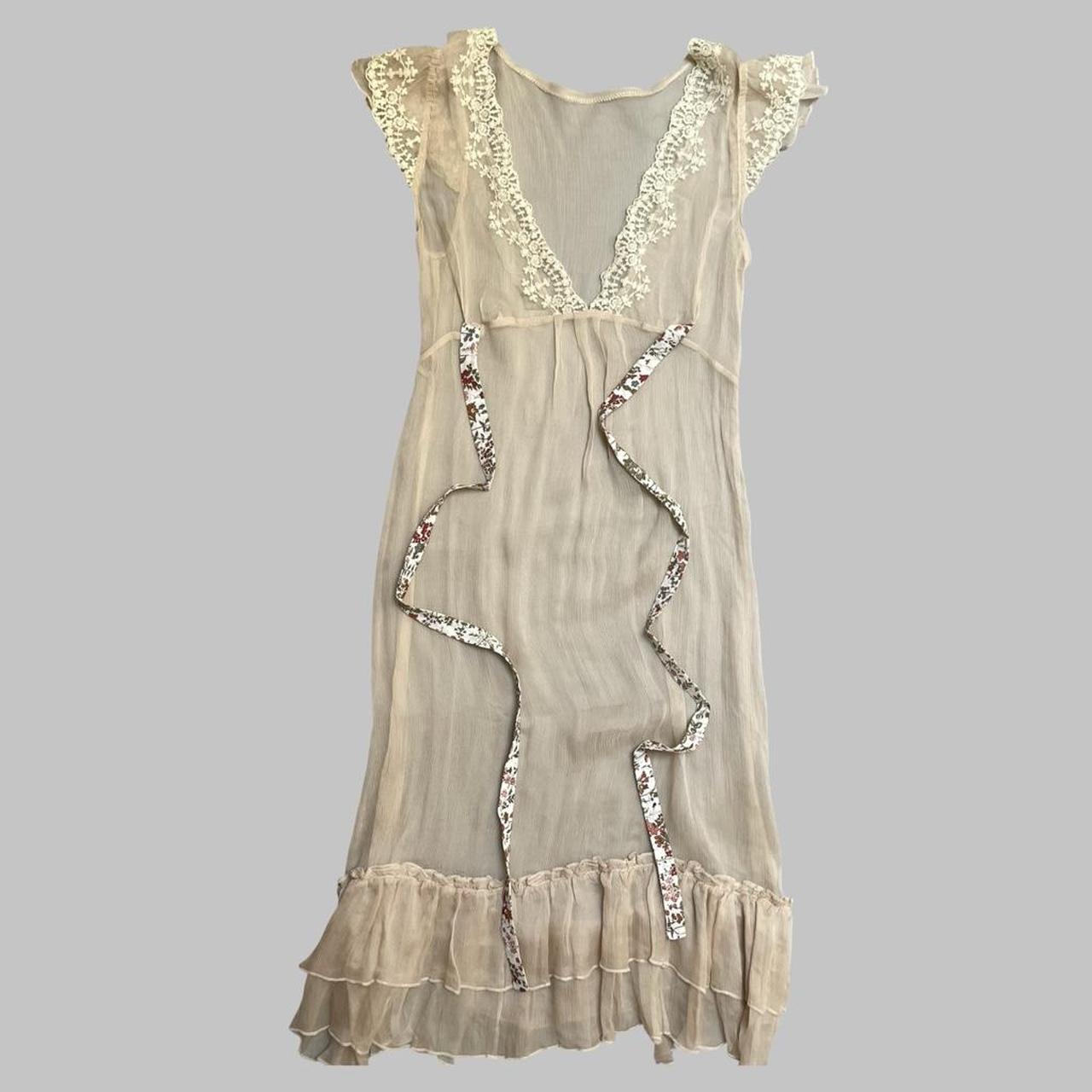 Vintage Dsquared2 layered floral dress.