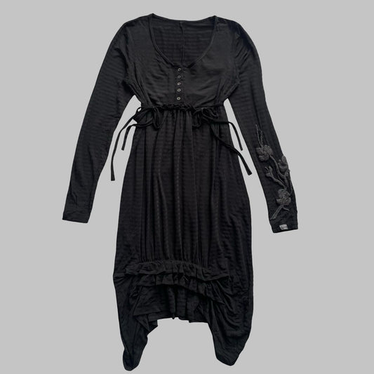Cop Copine black draped dress