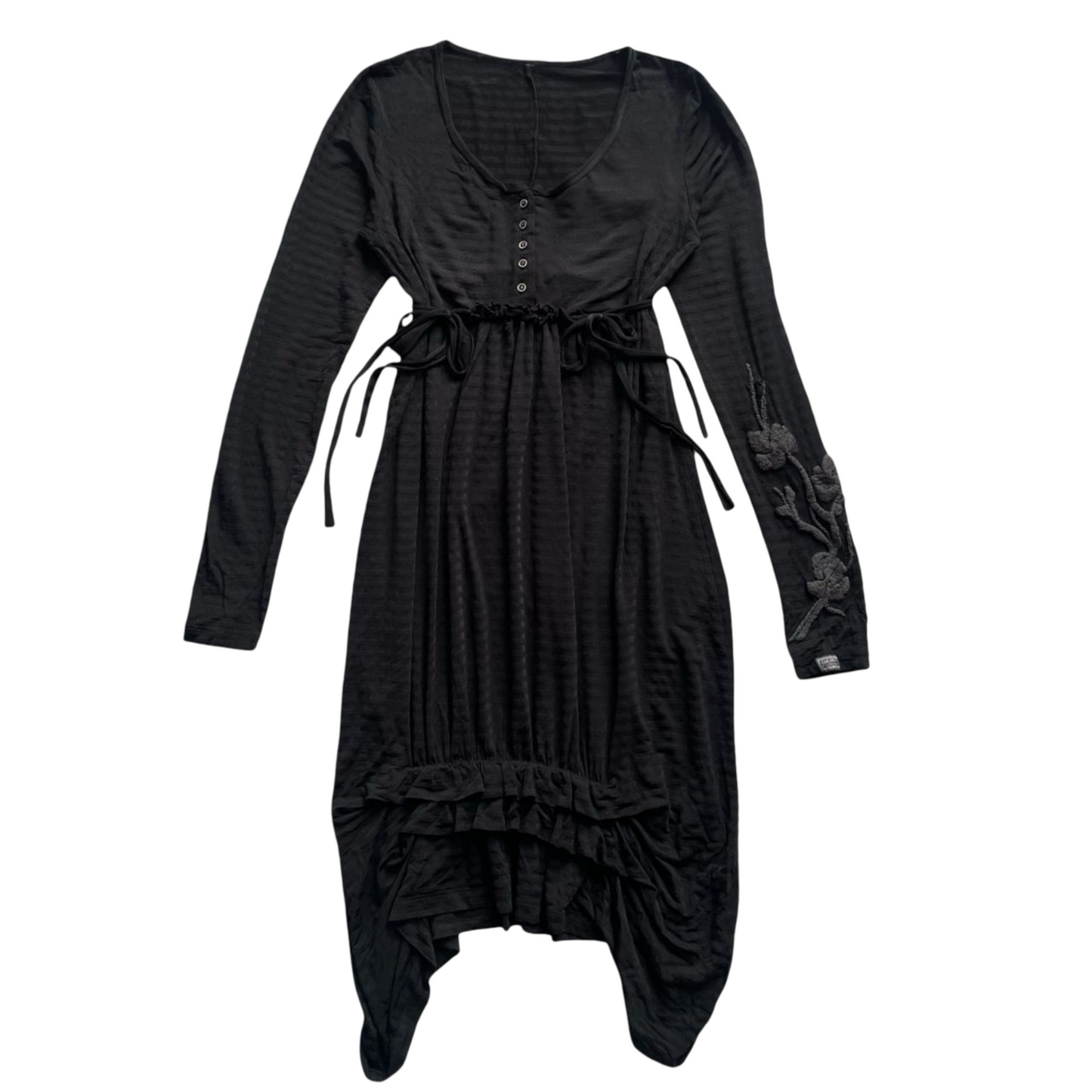 Cop Copine black draped dress