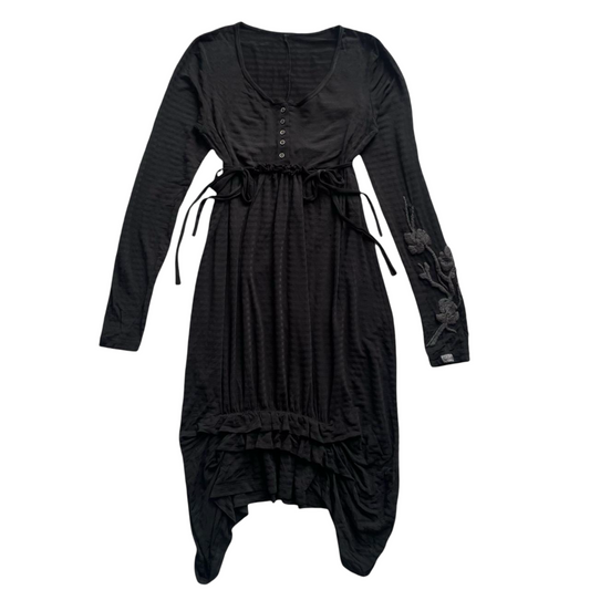 Cop Copine black draped dress