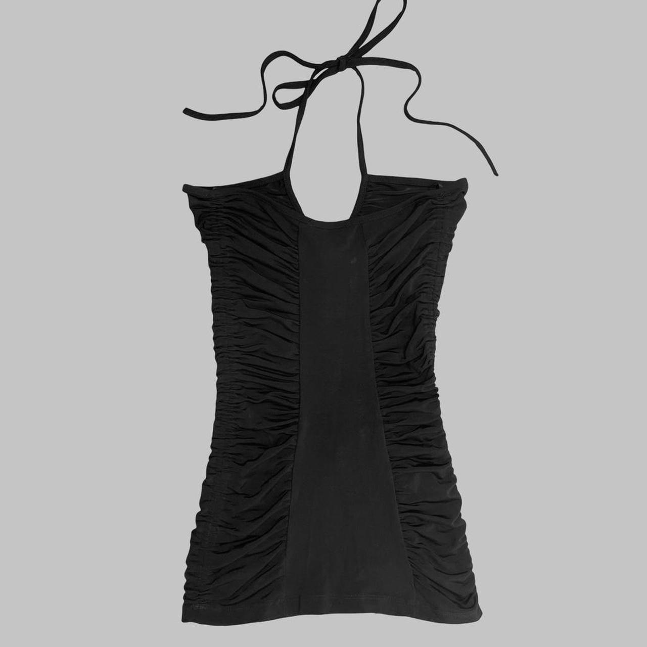 Italian ruched halter top