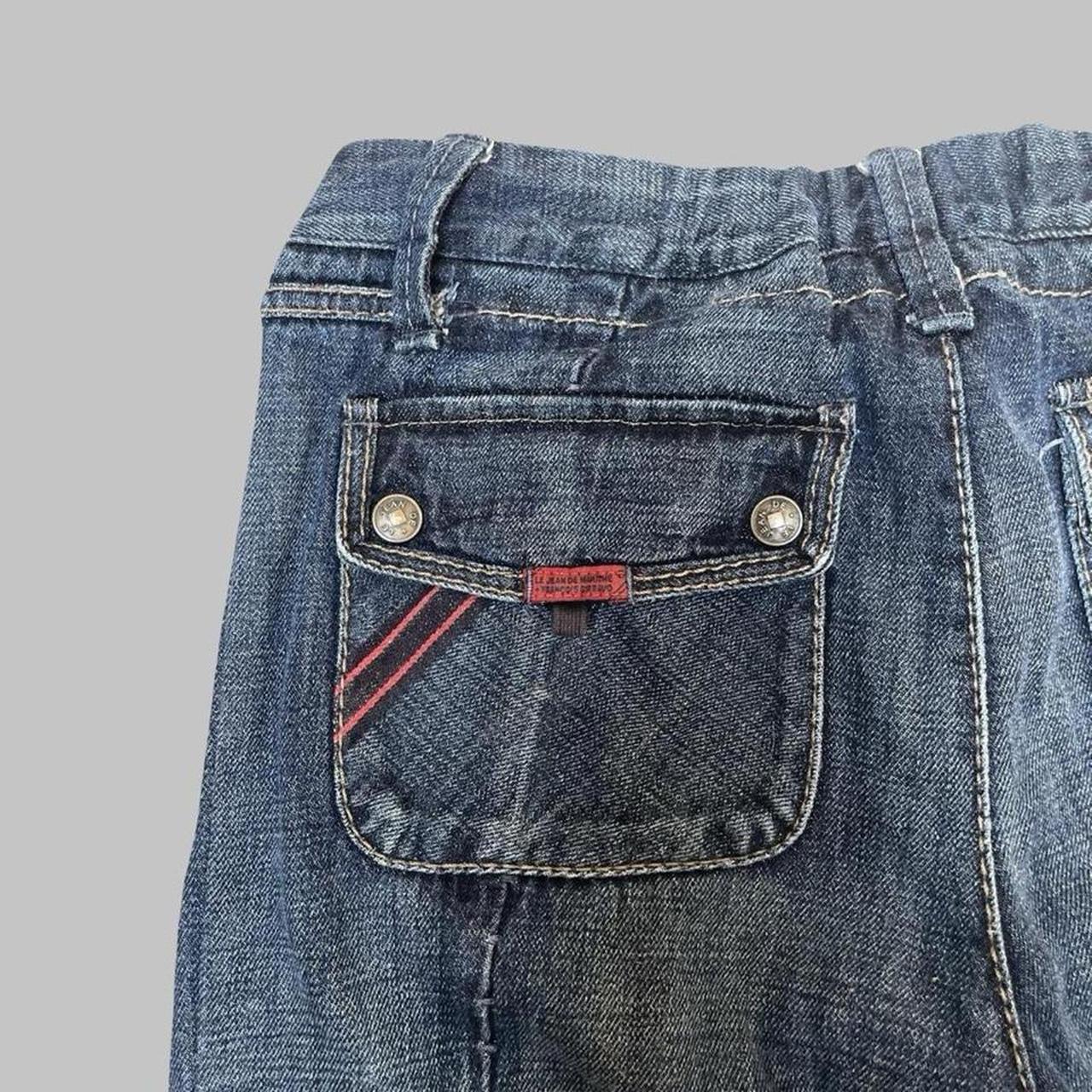 Marithé François Girbaud cropped denim jeans capri pants.