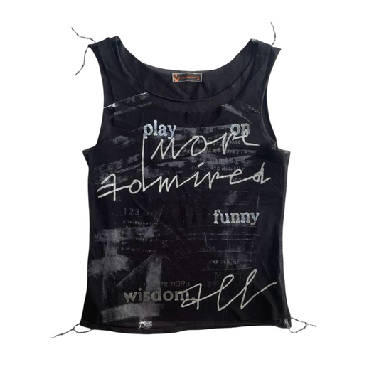 Cop copine layered mesh tank top set