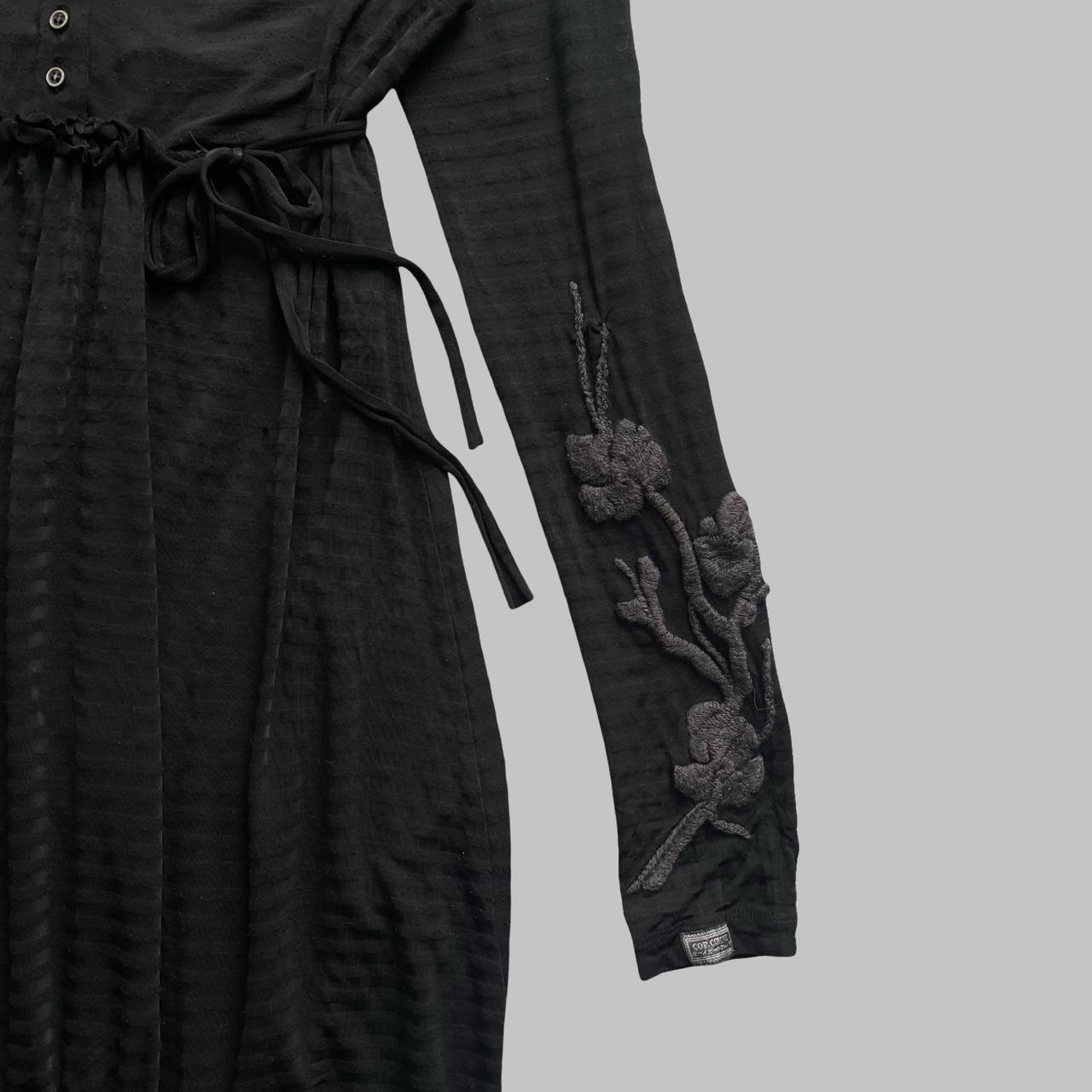 Cop Copine black draped dress