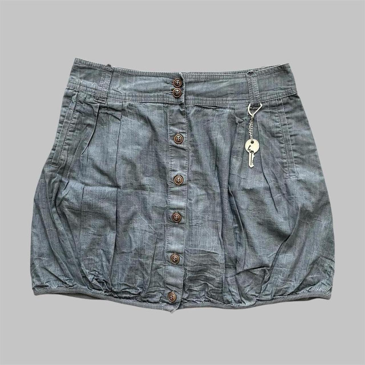 Cop Copine denim bubble summer skirt.