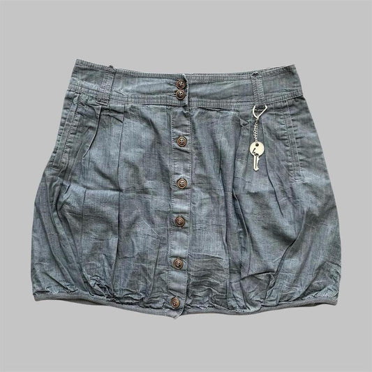Cop Copine denim bubble summer skirt.