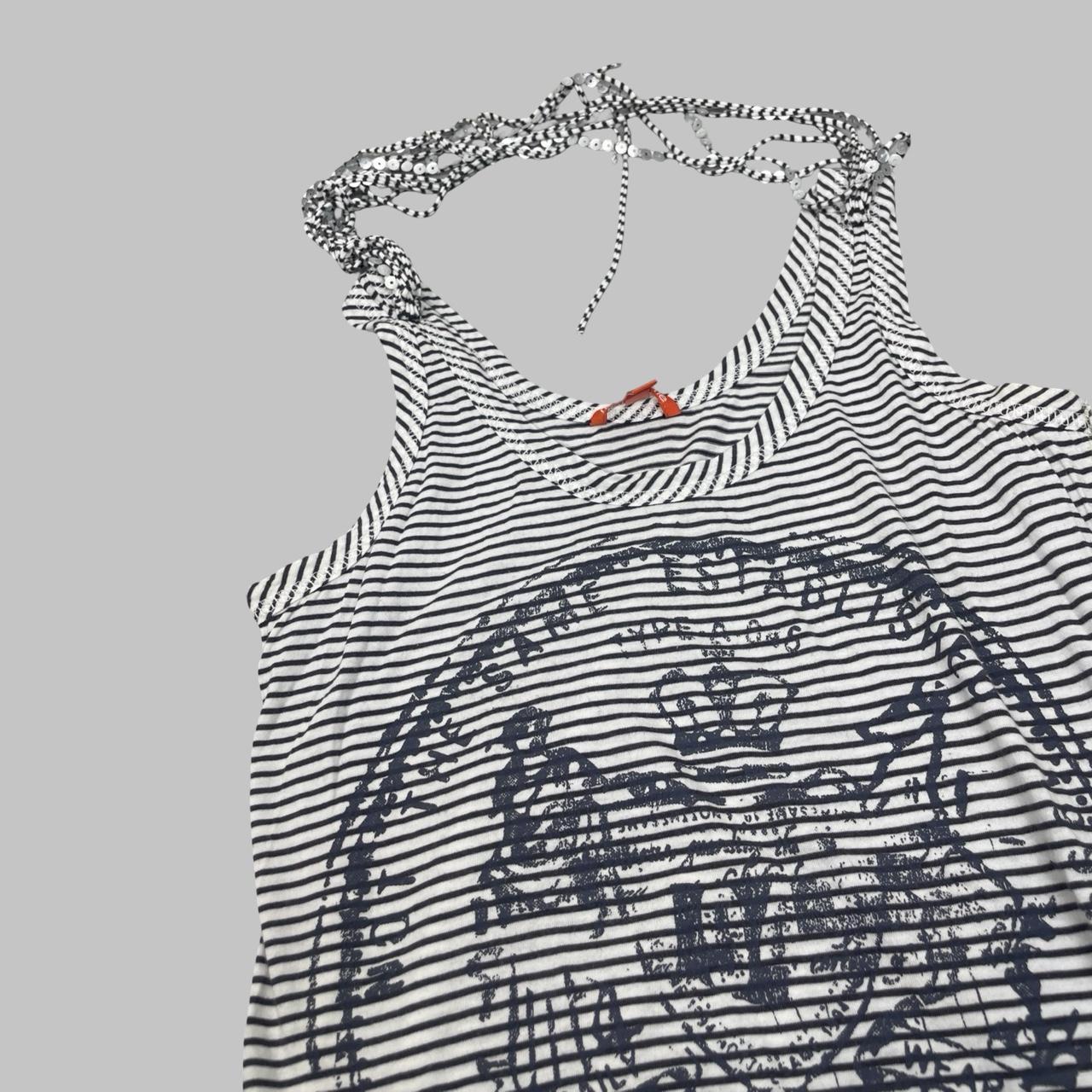 Vintage striped tank top.