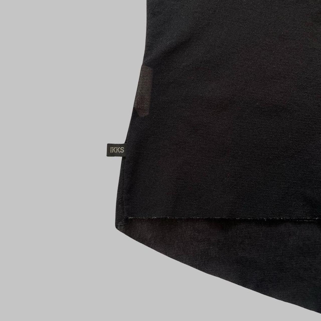 IKKS black mesh top.