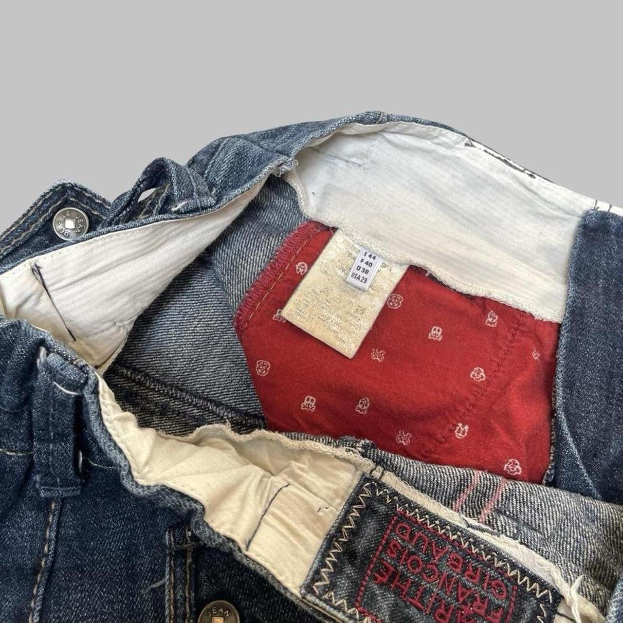 Marithé François Girbaud cropped denim jeans capri pants.