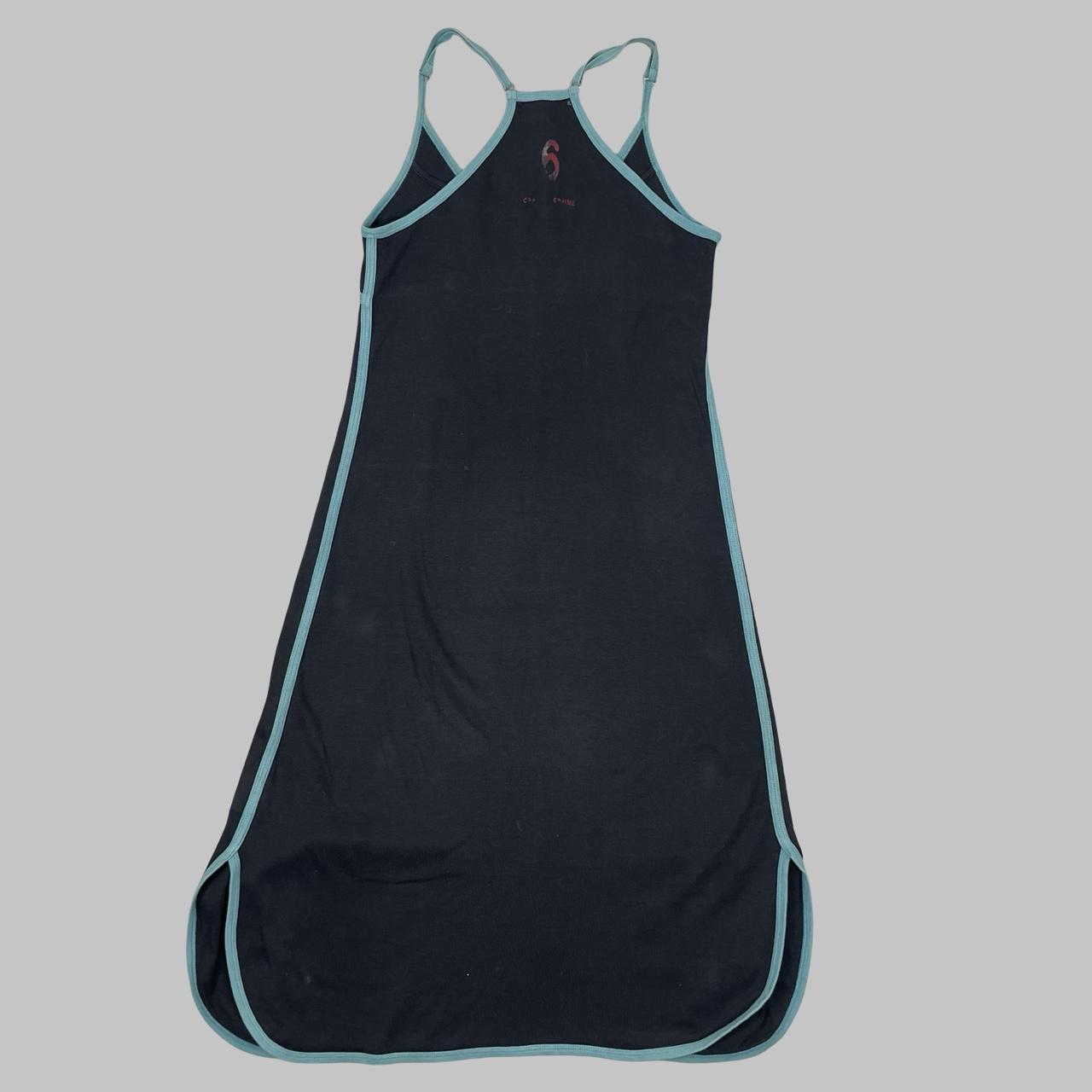 Cop copine black and blue cotton dress.