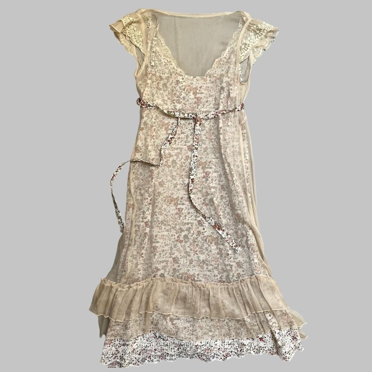 Vintage Dsquared2 layered floral dress.