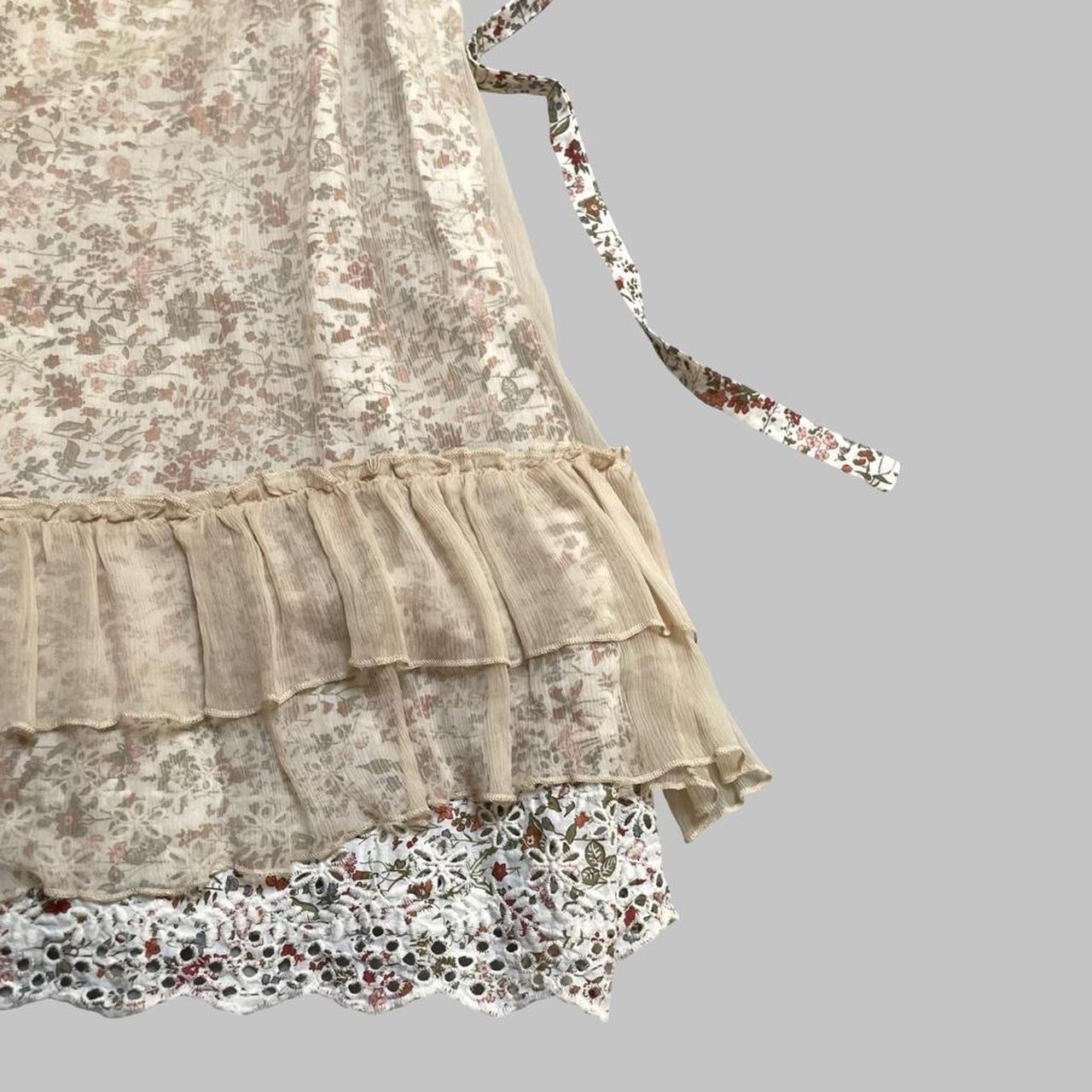 Vintage Dsquared2 layered floral dress.