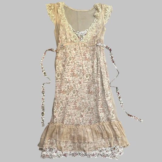 Dsquared2 layered floral dress.