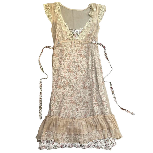 Dsquared2 layered floral dress.
