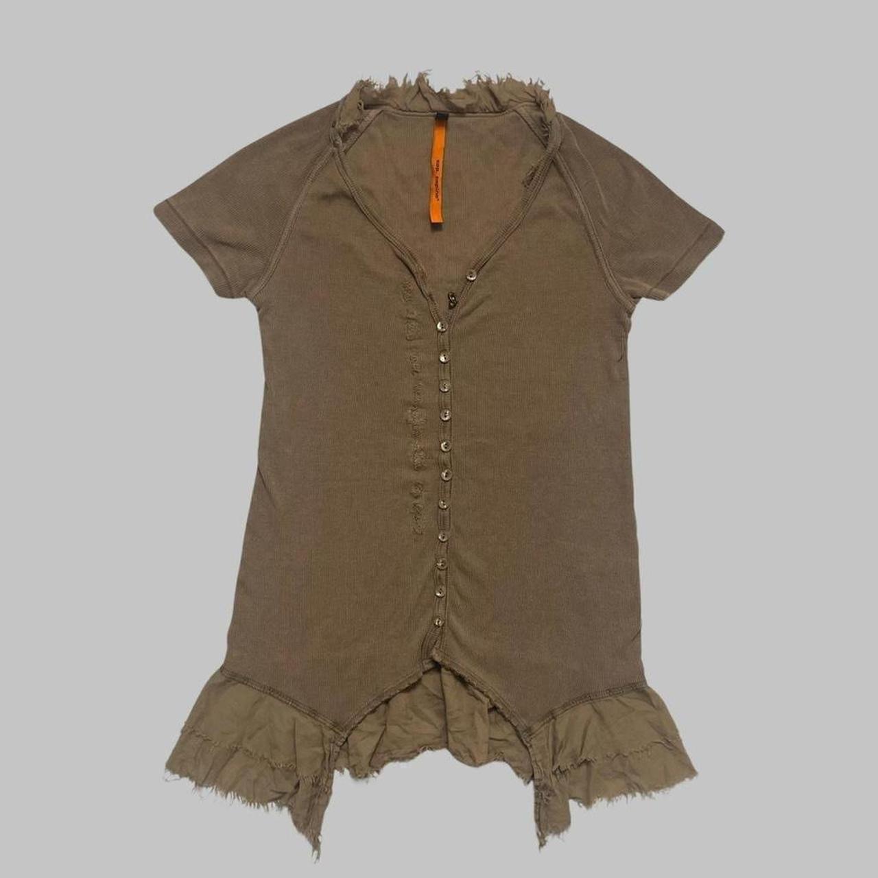 Cop copine brown tunique top.