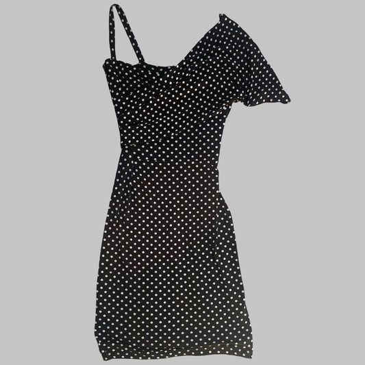 Isabel de pedro polka dot dress & cardigan set.